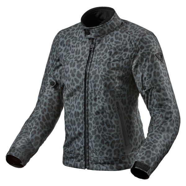 Motorradjacke REV'IT Shade H2O Ladies Leopard Grey Motorradjacke REV'IT Shade H2O Ladies Leopard Grey