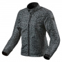 Motorradjacke REV'IT Shade H2O Ladies Leopard Grey