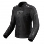 Motorradjacke REV'IT Sprint H2O Ladies Black Charcoal Grey