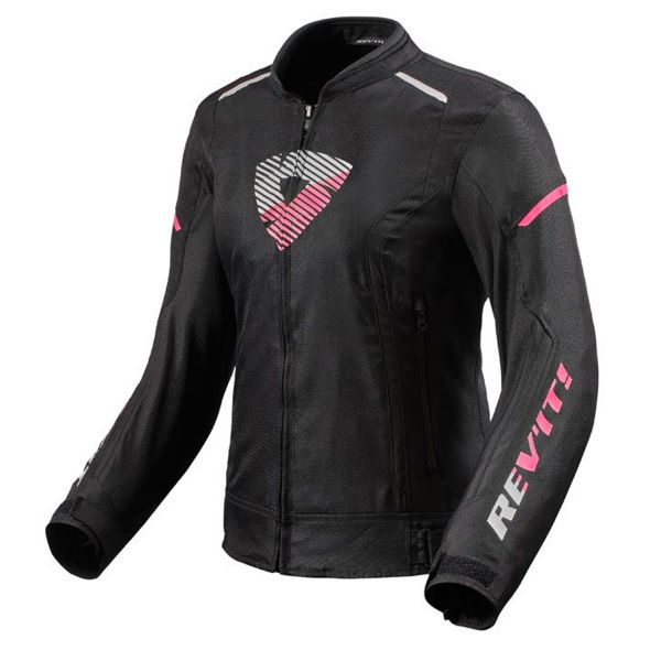 Motorradjacke REV'IT Sprint H2O Ladies Black Pink Motorradjacke REV'IT Sprint H2O Ladies Black Pink