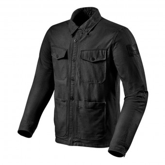 Motorradjacke REV'IT Overshirt Worker Black