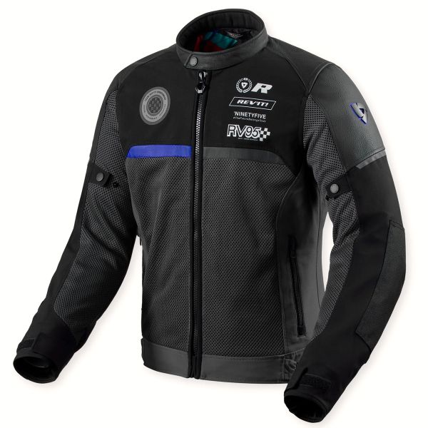 Motorradjacke REV'IT Swiftblade Black Blue