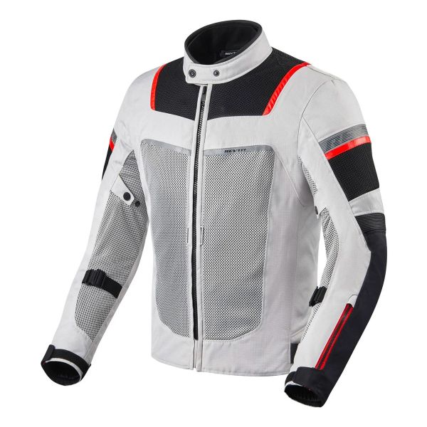 Motorradjacke REV'IT Tornado 3 Silver Black