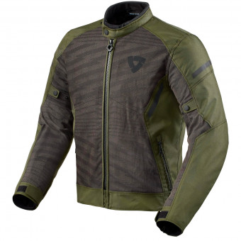 Motorradjacke REV'IT Torque 2 H2O Black Green