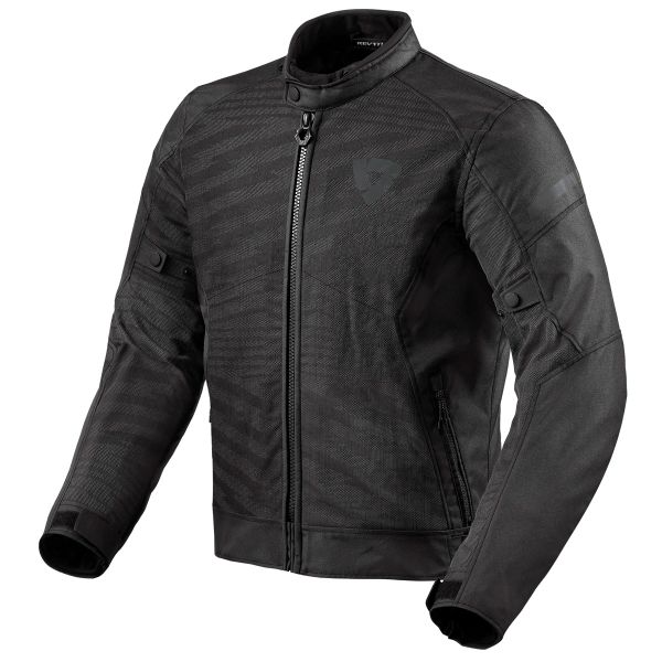 Motorradjacke REV'IT Torque 2 H2O Black