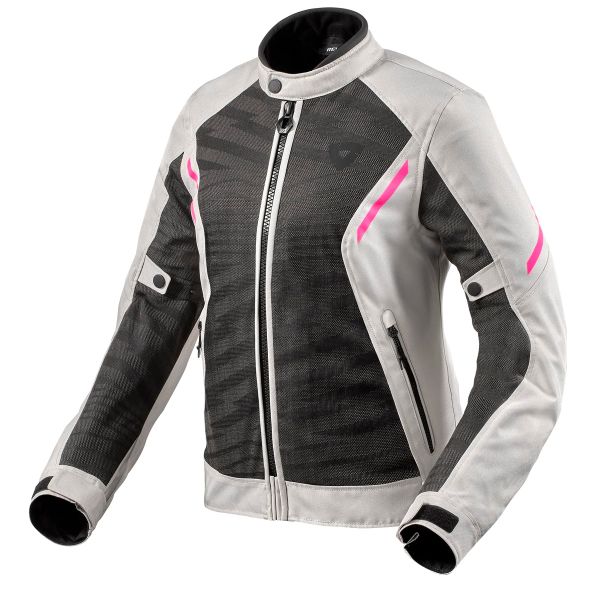 Motorradjacke REV'IT Torque 2 H2O Ladies Black Grey Motorradjacke REV'IT Torque 2 H2O Ladies Black Grey