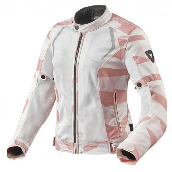 Motorradjacke REV'IT Torque Ladies Camo Pink