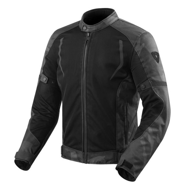 Motorradjacke REV'IT Torque Black Grey