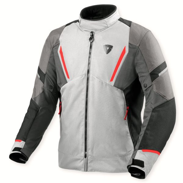 Motorradjacke REV'IT Undulate H2O Silver Grey