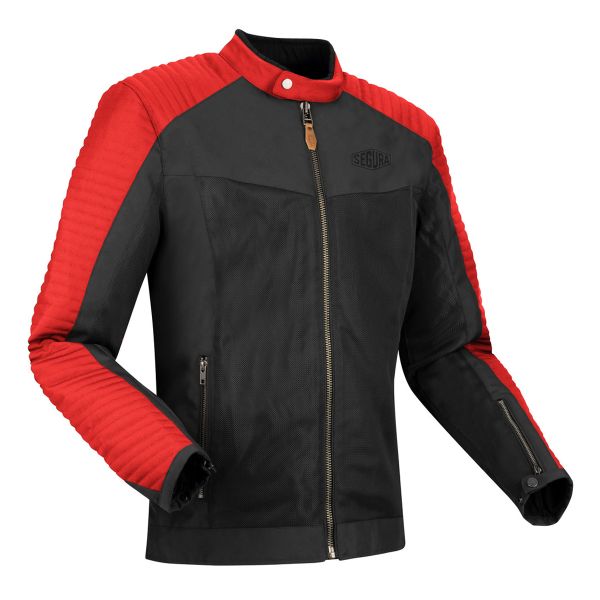 Motorradjacke Segura Dikinson Black Red Motorradjacke Segura Dikinson Black Red