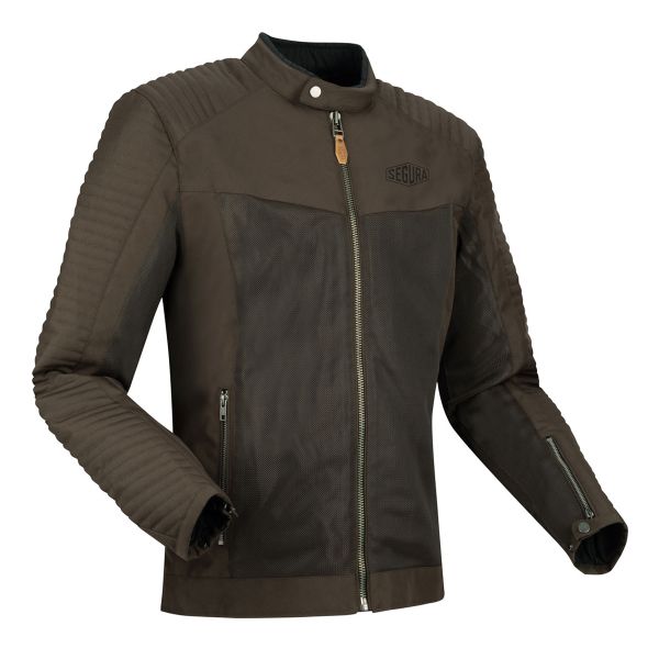 Motorradjacke Segura Dikinson Brown