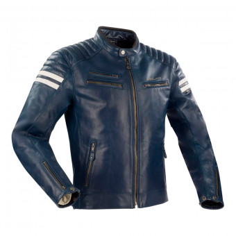 Motorradjacke Segura Funky Marine White