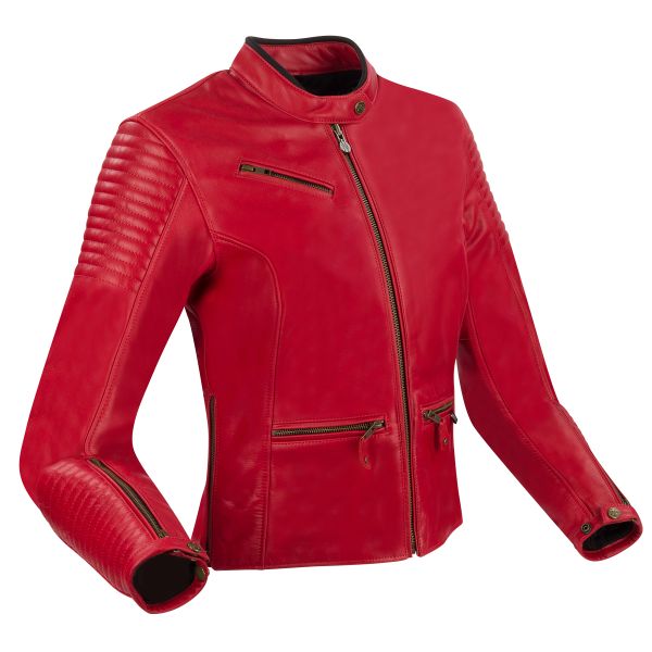 Motorradjacke Segura Lady Curve Red Motorradjacke Segura Lady Curve Red