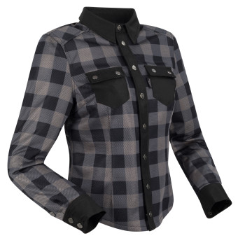 Motorradjacke Segura Lady Jovan Black Grey