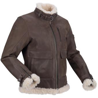 Motorradjacke Segura Lady Krugger Braun