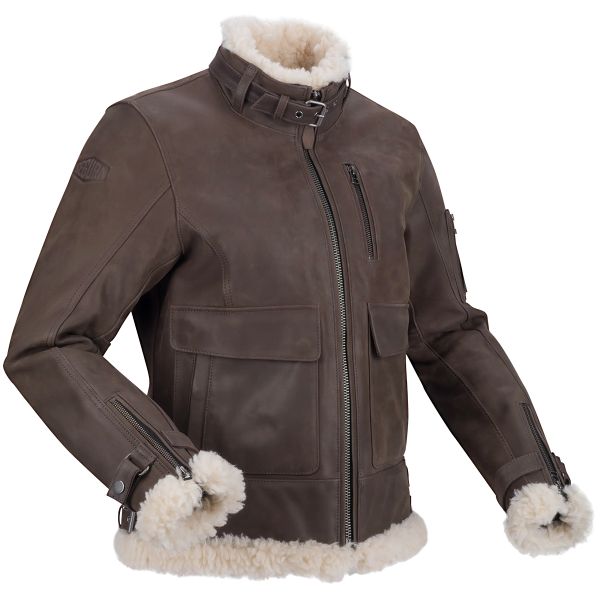 Motorradjacke Segura Lady Krugger Braun