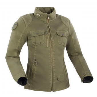Motorradjacke Segura Lady Maya Kaki