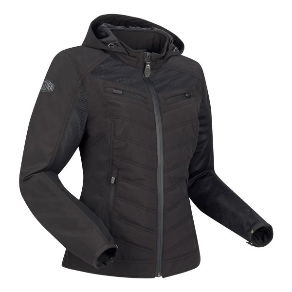 Motorradjacke Segura Lady Natcho Vented Black Grey