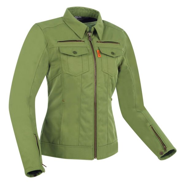 Motorradjacke Segura Lady Petrol Kaki
