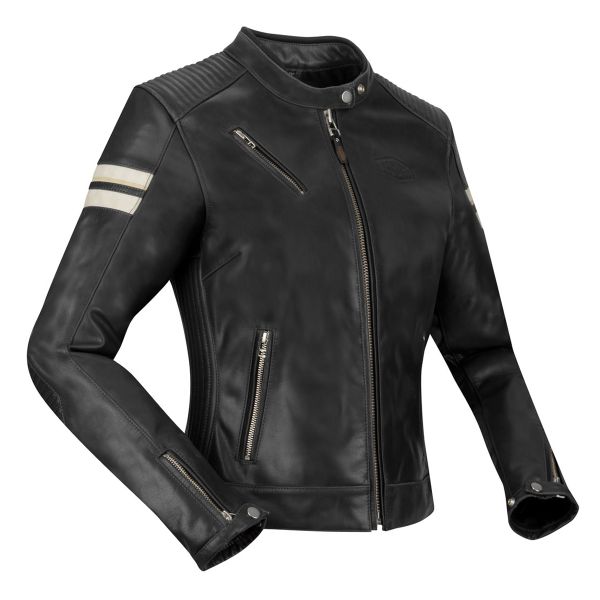 Motorradjacke Segura Lady Romeo Black White Motorradjacke Segura Lady Romeo Black White