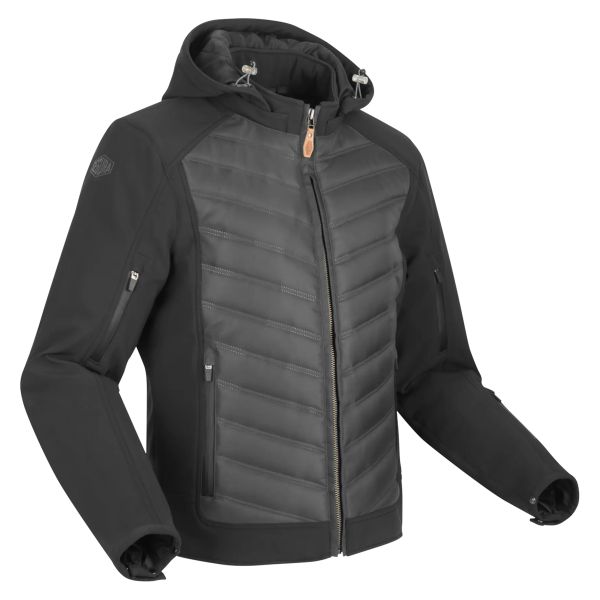Motorradjacke Segura Natcho 2 Schwarz Grau