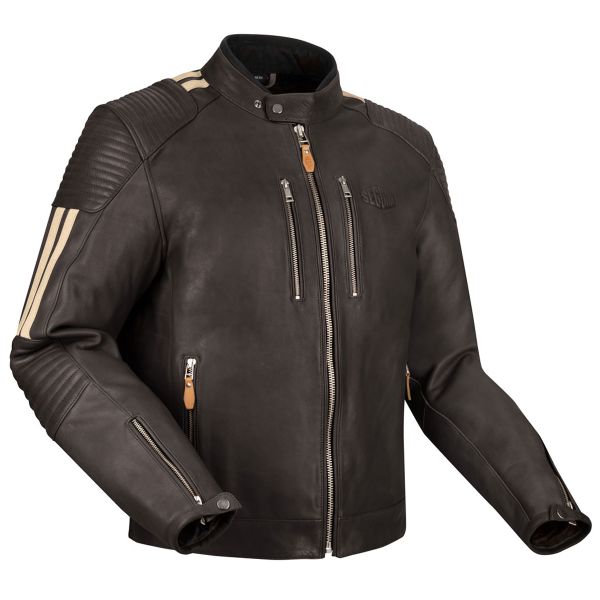 Motorradjacke Segura Orion Brown Beige