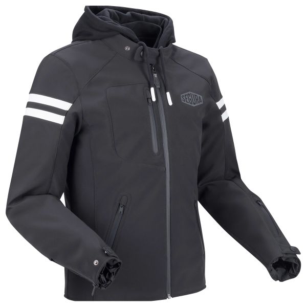 Motorradjacke Segura Ritchy Schwarz Wei�