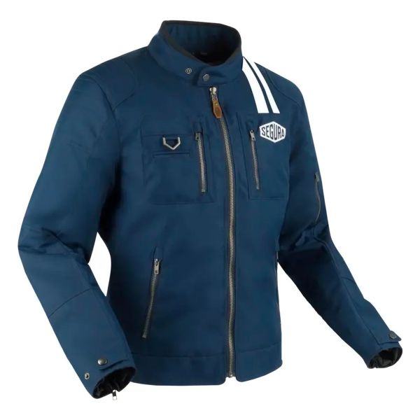 Motorradjacke Segura Scorpio Navy White Motorradjacke Segura Scorpio Navy White