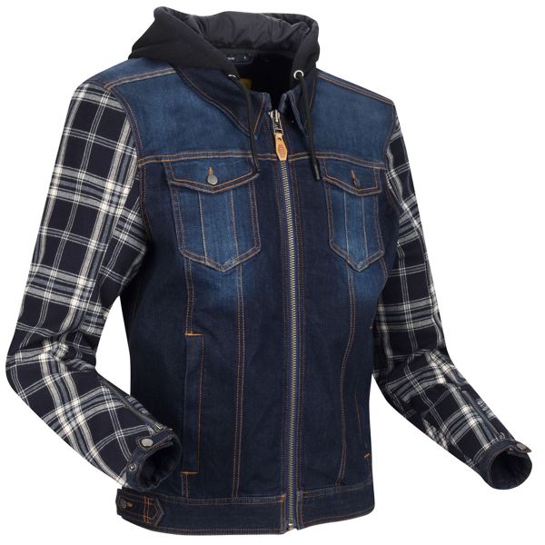 Motorradjacke Segura Sunny Blue