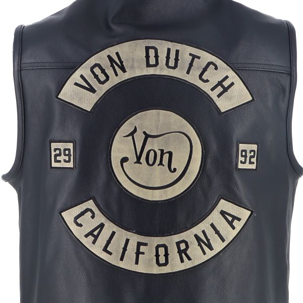 Von Dutch Apache Leather Black