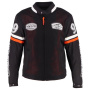 Motorradjacke Von Dutch California Air Mesh Black Orange White
