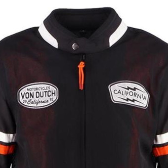 Von Dutch California Air Mesh Black Orange White