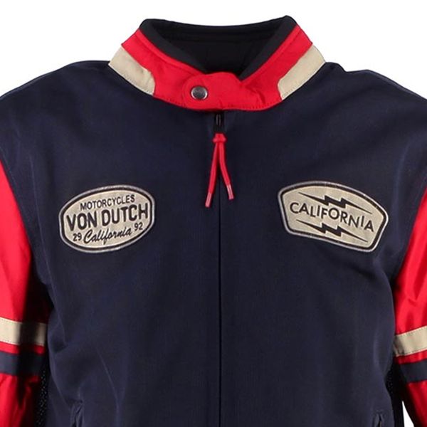 Von Dutch California Air Mesh Blue Red Beige