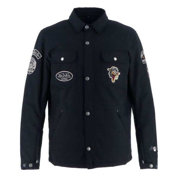 Motorradjacke Von Dutch Distroy Black