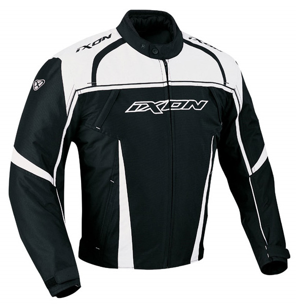 Motorradjacke Ixon Typhon Schwarz Wei�