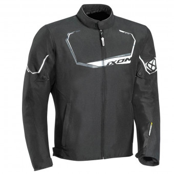Motorradjacke Ixon Challenge Black White