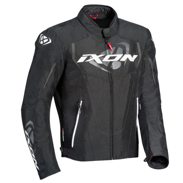 Motorradjacke Ixon Cobra CE Black White