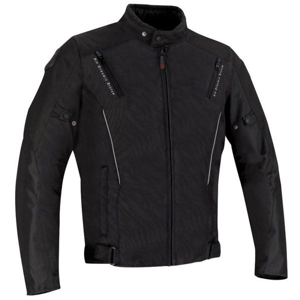 Motorradjacke Bering Conrad Black Charcoal