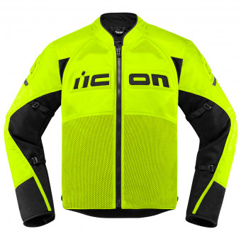 Motorradjacke ICON Contra 2 Hi-Viz Yellow