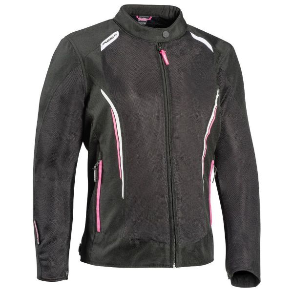 Motorradjacke Ixon Cool Air C Lady Black White Pink