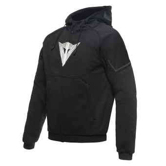 Motorradjacke Dainese Daemon-X Safety Hoodie Black Black White