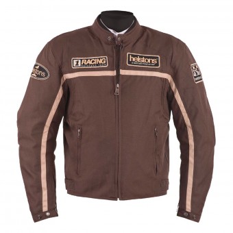 Motorradjacke Helstons Daytona Brown Beige