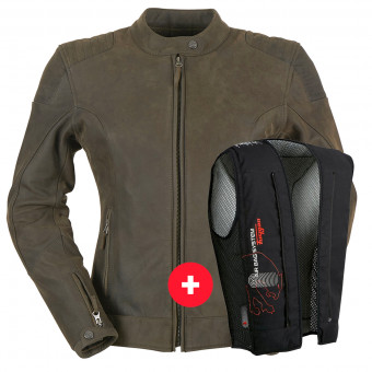 Motorradjacke Furygan Debbie Brown + Fury Air Bag System