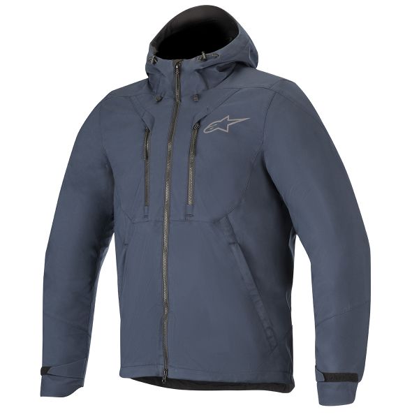 Motorradjacke Alpinestars Domino Tech Shell Blue Navy