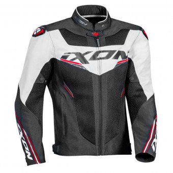 Motorradjacke Ixon Draco Black Grey Red