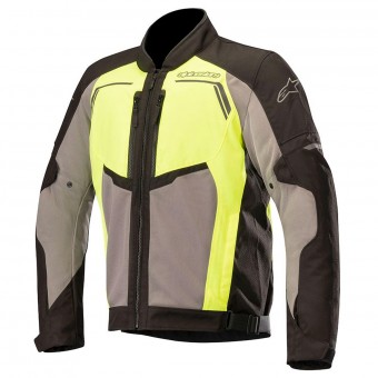 Motorradjacke Alpinestars Durango Air Black Dark Grey Yellow Fluo