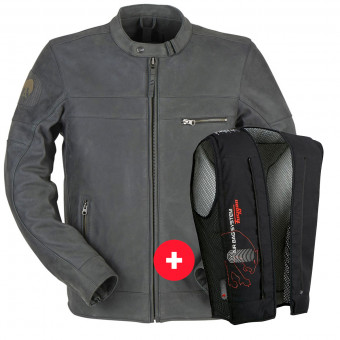 Motorradjacke Furygan Glenn Gun Grey + Fury Air Bag System