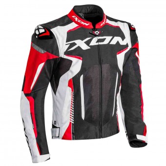 Motorradjacke Ixon Gyre Black White Red