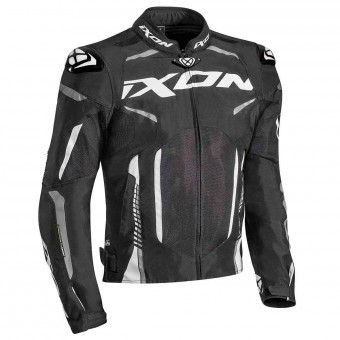 Motorradjacke Ixon Gyre Black White
