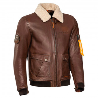 Motorradjacke Ixon Havoc Marron